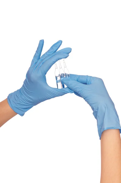 Ampules for making a vaccination — Stock Photo, Image