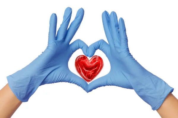 Doctor with heart — Stock Photo, Image