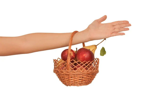 Fruit basket — Stock Photo, Image