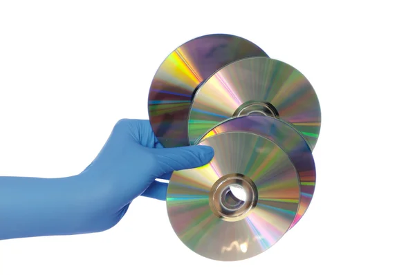 Disks with dangerous — Stock Photo, Image