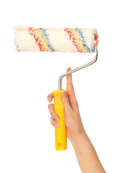 Roller for redecorate flat — Stock Photo, Image