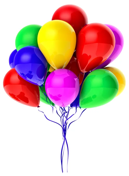 Luftballons fliegen — Stockfoto