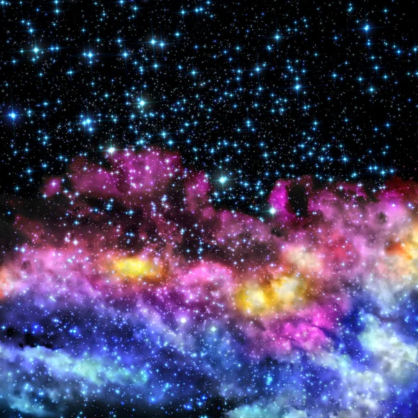 Nebulosa blu e magenta Foto Stock