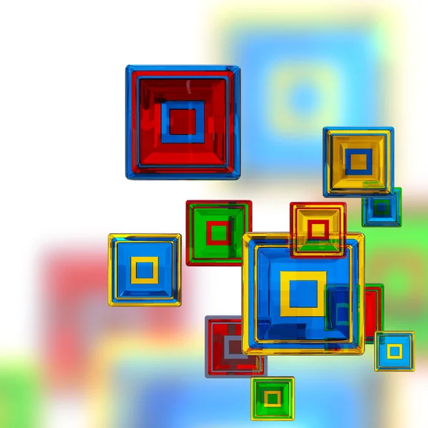 Colorful cubes — Stock Photo, Image