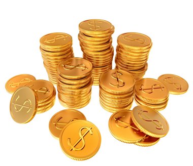 Altın dolar para destesi