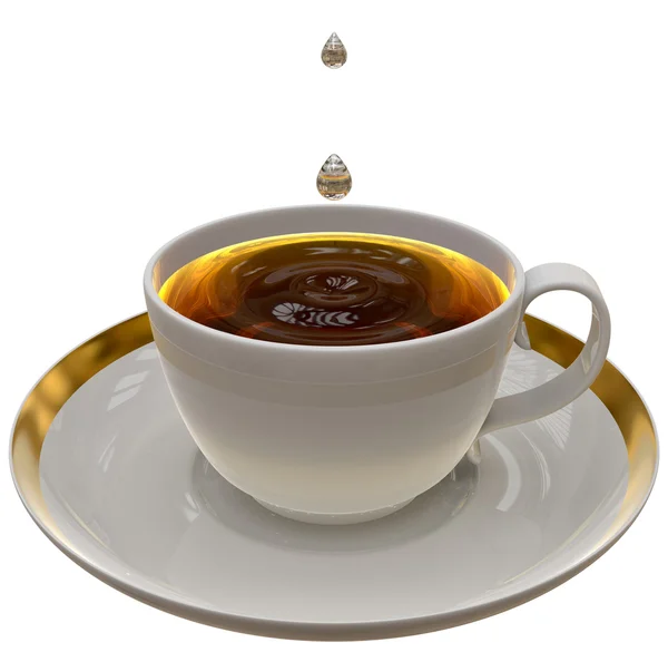 Filiżankę herbaty lub kawy — Zdjęcie stockowe