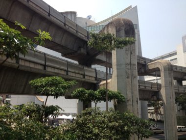 Köprü bangkok gökyüzü tren