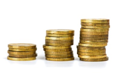 madeni para yığınları