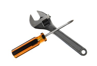 İngiliz anahtarı ve tornavida