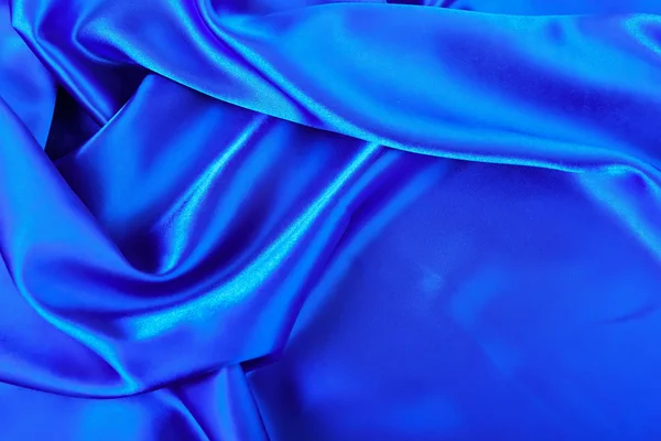 Синій шовкові — стокове фото