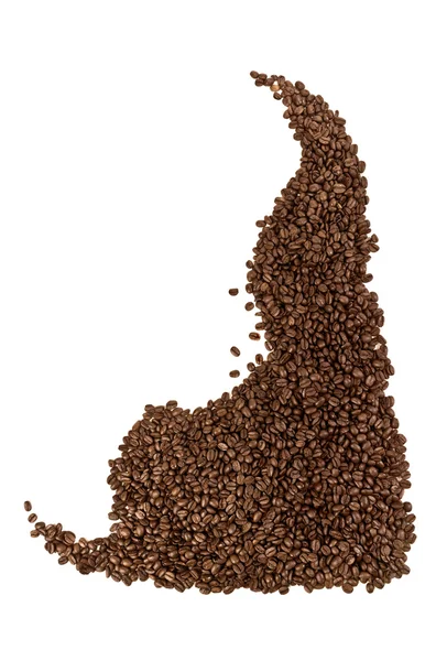 Coffe beans pattern — Stock Photo, Image