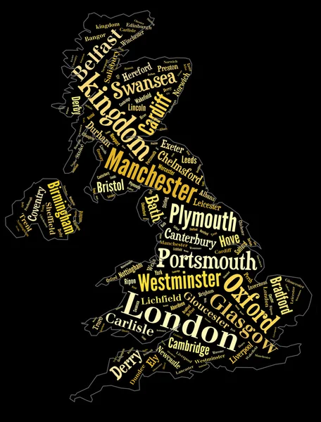 United Kingdom  word cloud — Stock Photo, Image