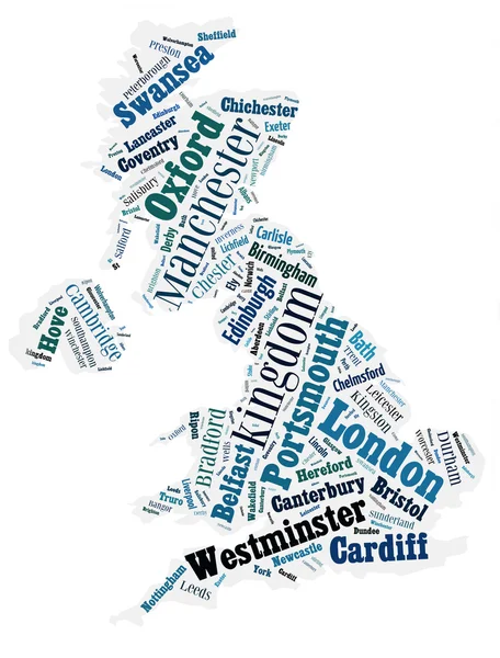 United Kingdom  word cloud — Stock Photo, Image