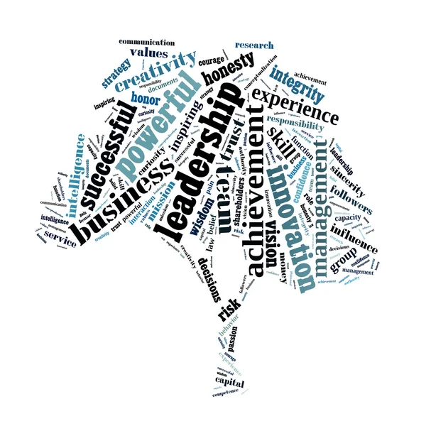 नेतृत्व शब्द बादल — स्टॉक फ़ोटो, इमेज