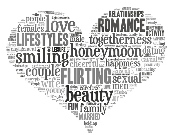 Love concept word tag cloud — Stock Photo, Image