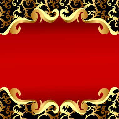 Arka plan arka plan desen üzerinde altın (tr) örnek ile