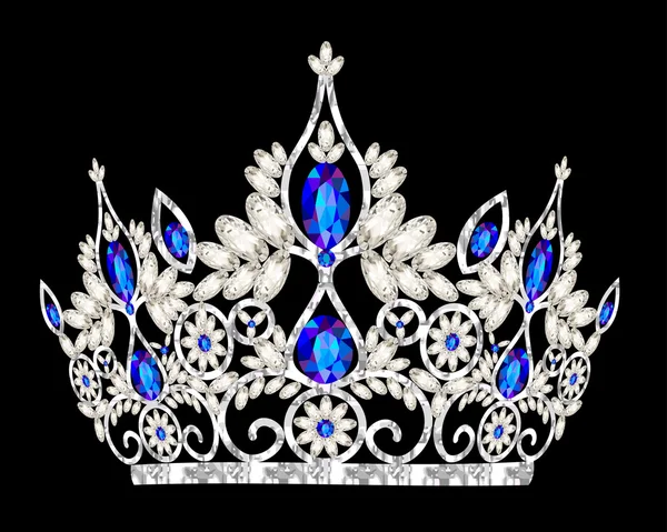 Tiara crown women — Stok Vektör