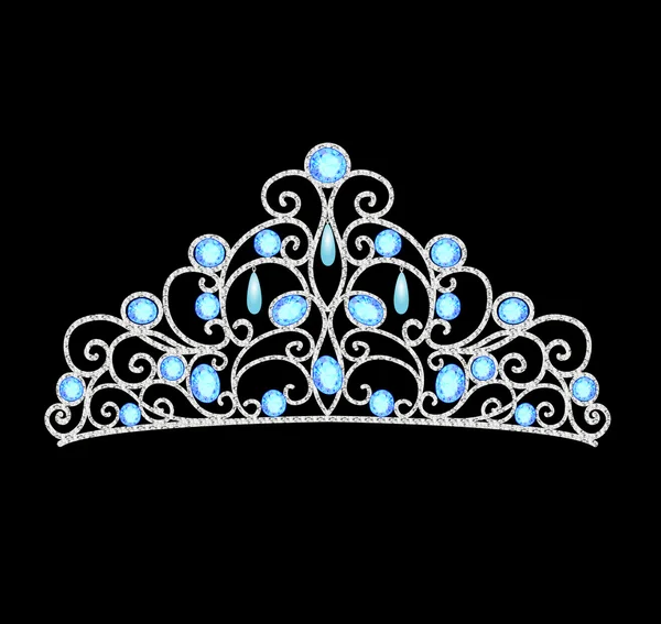 Frauen-Tiara — Stockvektor