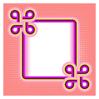 arka plan renk çubukları ve metni için bir yer