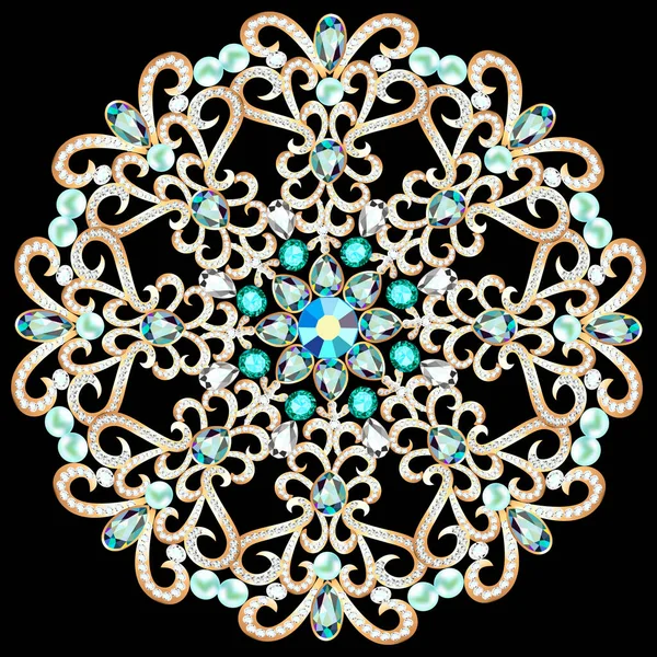 Κοσμήματα Από Mandala Σχεδιαστικό Στοιχείο Γεωμετρικά Vintage Διακοσμητικά Φόντο Royalty Free Διανύσματα Αρχείου