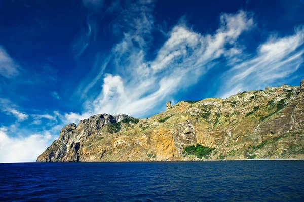 Mystic mountains in the Kara-Dag. Crimea. — Stock Photo, Image