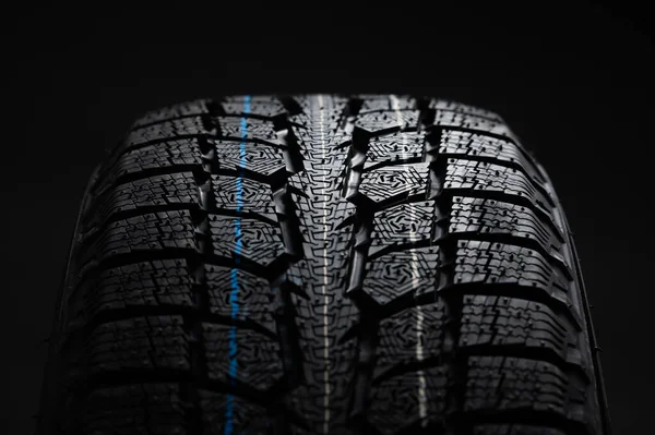 Wintergummi Detail Lauffläche Reifen Für Auto — Stockfoto