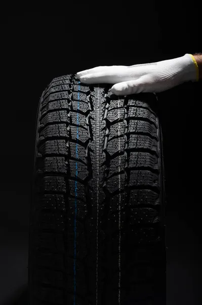 Reifenservice Reifenwechsel Reifenlagerung — Stockfoto