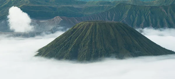 Bromo Ηφαίστειο Τοπίο Κατά Την Ανατολή Φύση Της Ινδονησίας — Φωτογραφία Αρχείου