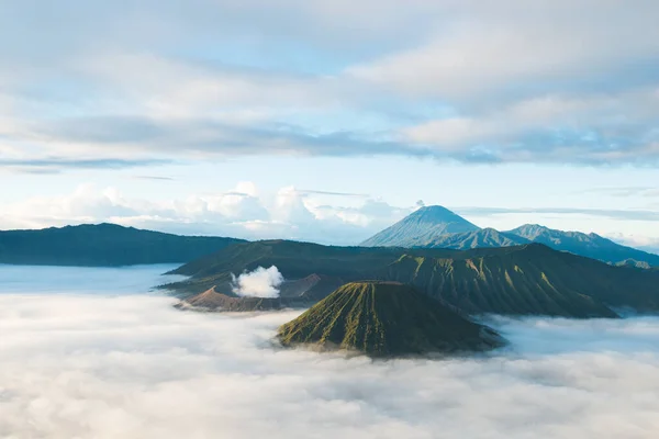 Bromo Ηφαίστειο Τοπίο Κατά Την Ανατολή Φύση Της Ινδονησίας — Φωτογραφία Αρχείου