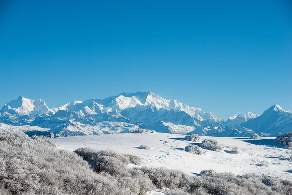 Пейзаж Гималаях Горы Снегу Походы Походы Непале — стоковое фото