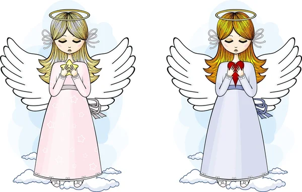 Ангелы — стоковый вектор