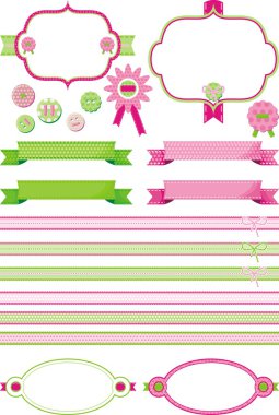 çerçeveler ve şerit kümesi