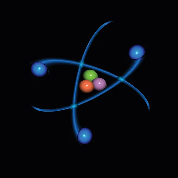 Movimiento de electrones — Archivo Imágenes Vectoriales