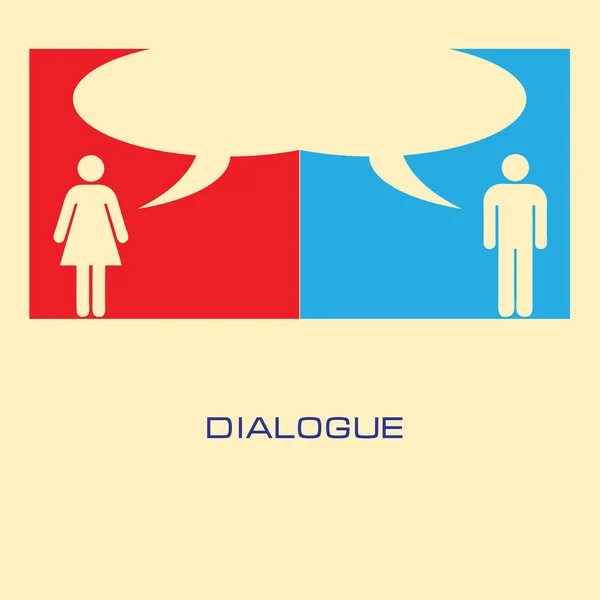 Dialogue — Stock Vector