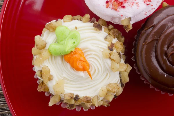 Cupcake alla carota — Foto Stock