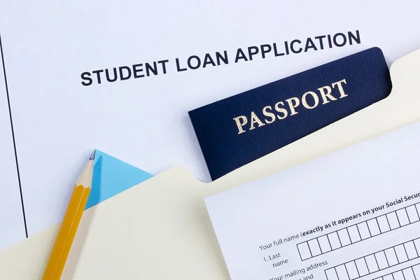 Student Loan Application — Stock Photo, Image