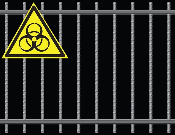 Grate biological hazard — Stock Vector