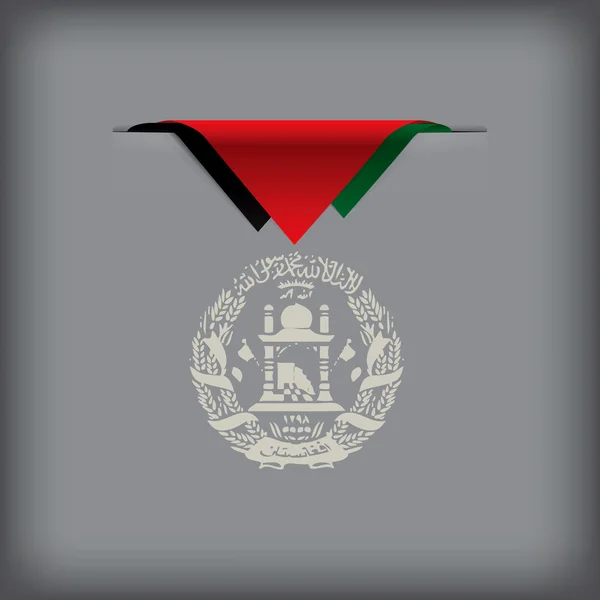 Государственные символы Афганистана — стоковый вектор