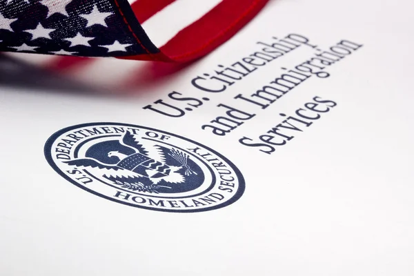 U.S. avdelning av homeland security logotyp — Stockfoto