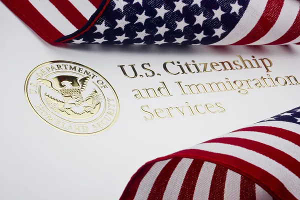 U.S. avdelning av homeland security logotyp — Stockfoto