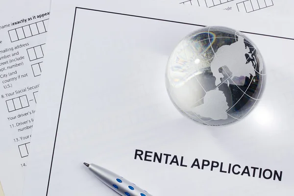 Rental Application — Stock Photo, Image