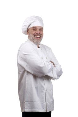 mutlu bir şef portresi