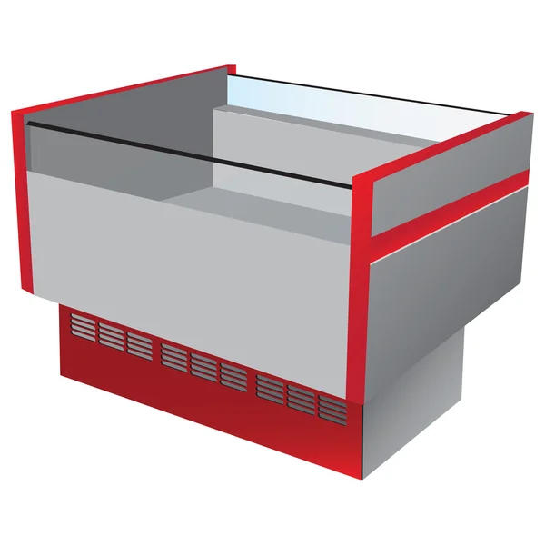 Kühlschrank mit niedriger Temperatur — Stockvektor