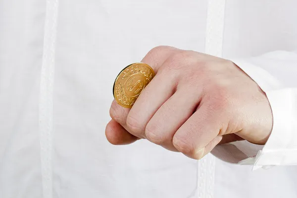 Gouden medaille — Stockfoto