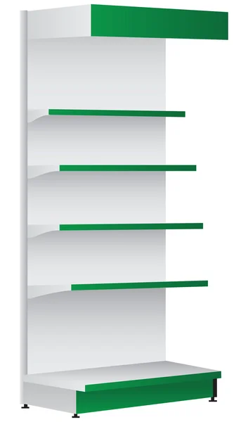 Estantería comercial — Archivo Imágenes Vectoriales