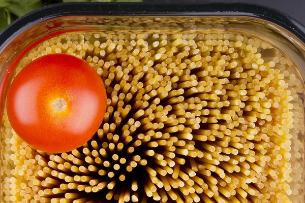 Tomaat en pasta — Stockfoto