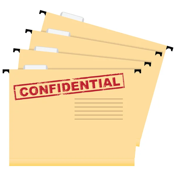 Confidential documents — Stock Vector