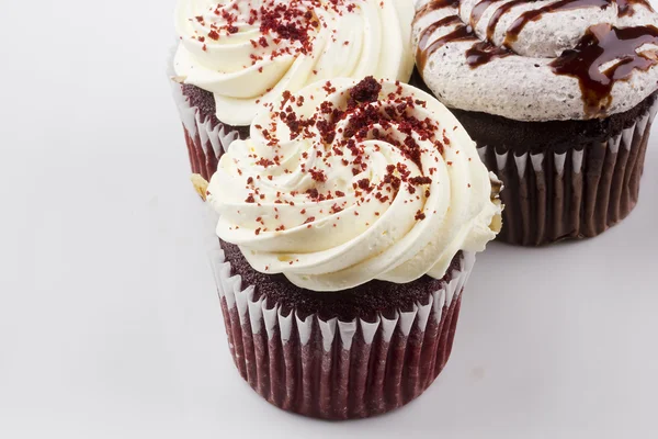 Chocolade cupcakes — Stockfoto