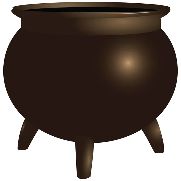 Old pot — Stock Vector