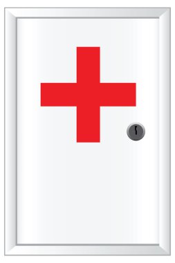 Office first aid kit clipart